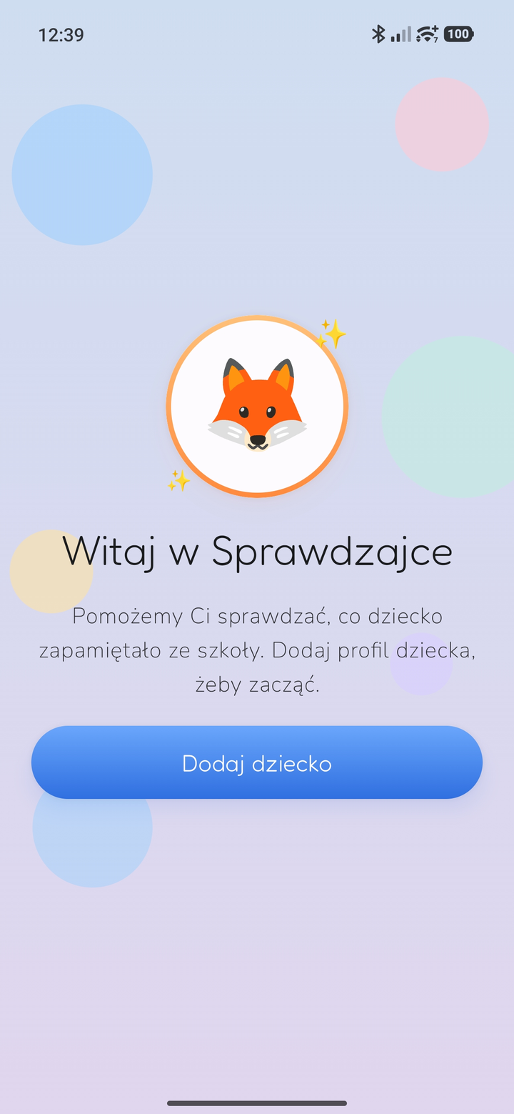 Ekran powitalny